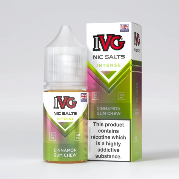 ivg-intense-salts-cinnamon-gum-chew-nic-salt-30ml IVG Intense Salts Cinnamon Gum Chew 30ML